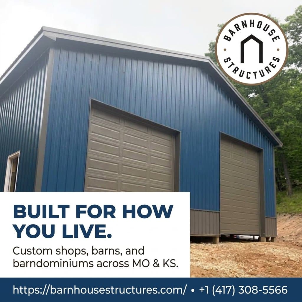 Custom Shops Barns Barndominiums Missouri Kansas